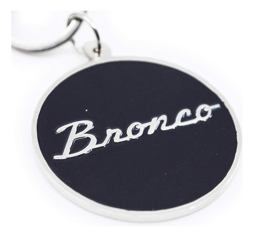 Llavero De Metal Emblema Retro Ford Bronco 