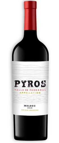 Vino Pyros Apellation Malbec 750ml Valle De Pedernal