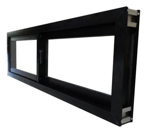 Ventana Herrero Negro 200x60 C/reja 