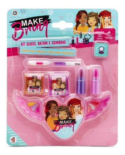 Kit De Maquiagem Infantil Unitário E Sortido Make Brinq Mk02