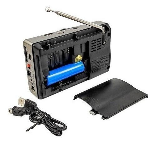 Radio Recargable Mp3 Usb 8 Bandas Epe Fp-1525u