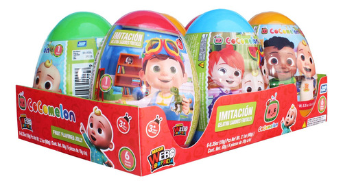 Mega Huevo Sorpresa Cocomelon 6 Pzs