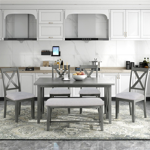 Lumisol Juego De Mesa De Comedor Extensible Con Banco Y