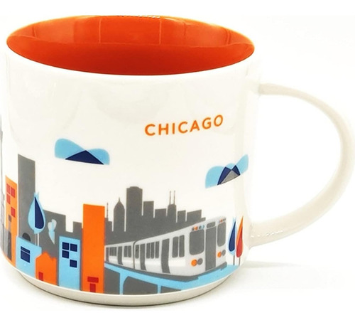 Taza Coleccionable Starbucks Chicago 14oz