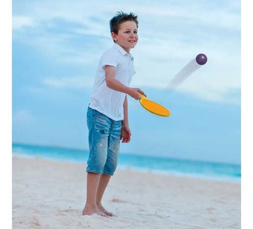 Kit Tênis De Praia Go Play Beach Tennis Multikids - Br1791