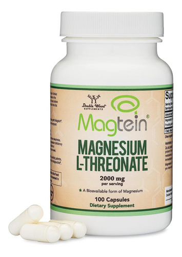 Treonato De Magnesio L-threonate 2000 Mg Vitamina Cerebral