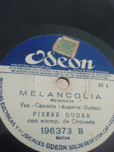 Pierre Dudan Disco Pasta Odeon 196373 C26