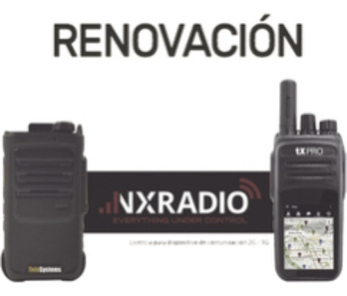 Renovacion De Servicio Anual Nxradio Para Terminales