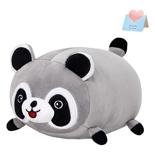 Cozyworld 8' Raccoon Stuffed Animal Cute Plush Pillow Dy5ri