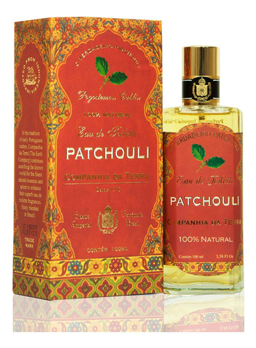 Perfume Patchouli 100ml Companhia Da Terra