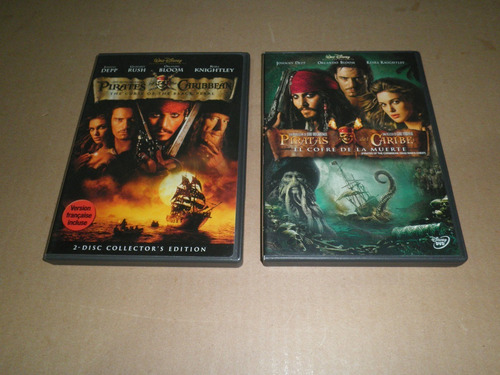 Piratas Del Caribe 1,2 El Cofre De La Muerte Y Lost Disc Dvd