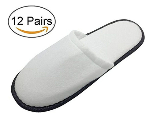 Travelwell Pantuflas Con Bano Cerrado Terry Spa Pantuflas U