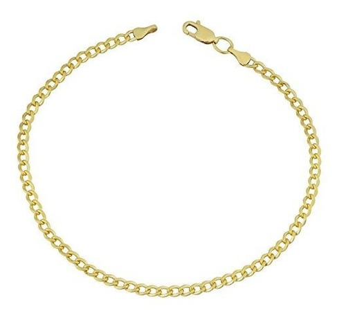 Kooljewelry - Pulsera De Cadena Miami Cuban Curb De 3,2 Mm C