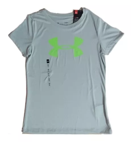 Remera Under Armour Mujer Tech Graphic Gris S