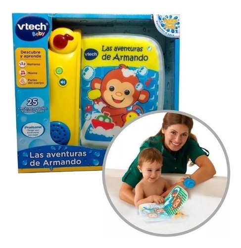 La Aventuras De Armando Vtech Libro Para El Baño Del Bebe