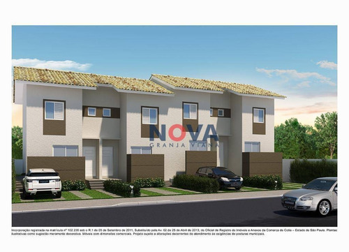 Imagem 2 de 18 de Casa Com 2 Dormitórios À Venda, 69 M² Por R$ 345.000,00 - Vilagio Veneza - Cotia/sp - Ca1907