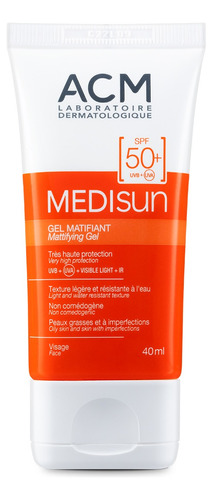 Protector Solar En Gel Acm Medisun Matificante Spf50+ 40ml