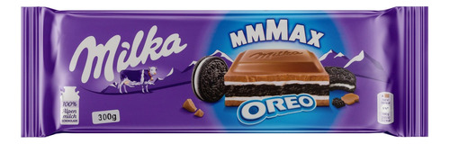 Chocolate ao Leite Recheio Oreo Milka Mmmax Pacote 300g