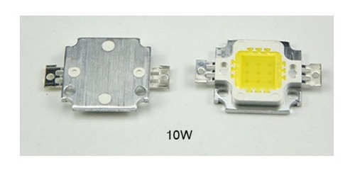 Led 10w Chip Power (blanco Calido) Para Reflectores 4und