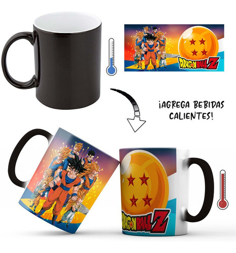 Mug Pocillo Mágico Dragon Ball Z Supertaza 010