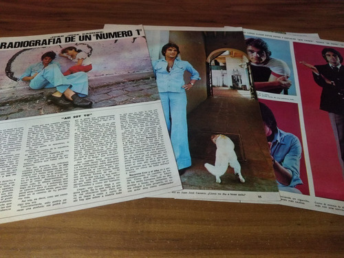 (p276) Juan Jose Camero * Clippings Revista 4 Pgs * 1974 (Usado)
