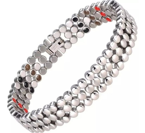 Pulsera Manilla Magnética Acero Inoxidable Salud-bienestar 3