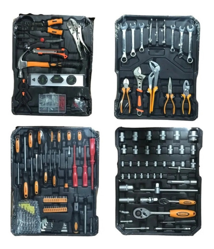 Maletín Portátil Caja Set De Herramientas Lusqtoff 245pz