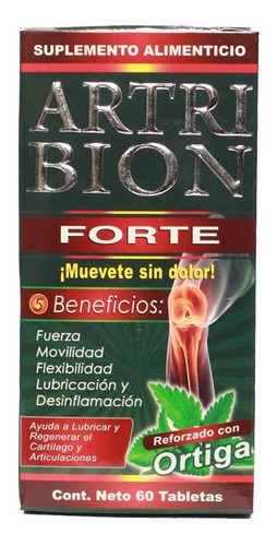 Artri Bion Forte Reforzado Con Ortiga  Movilidad 2 Pzs 