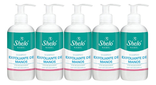 5 Pack Shampoo Exfoliante De Manos Shelo