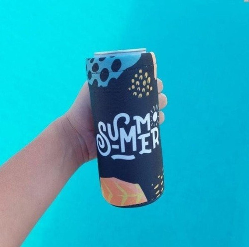 Porta Lata Térmico  Funda Cerveza Coca Neoprene Verano 