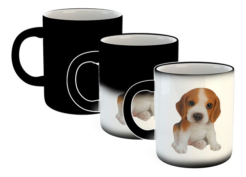 Taza Magica Perro Beagle Bebe Tierno