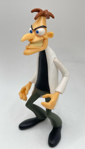 Dr Heinz Doofenshmirtz Figura 10cm Phineas Y Ferb Jakks 2010 (Usado)