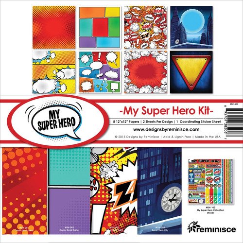 Reminisce My Super Hero Collection Kit
