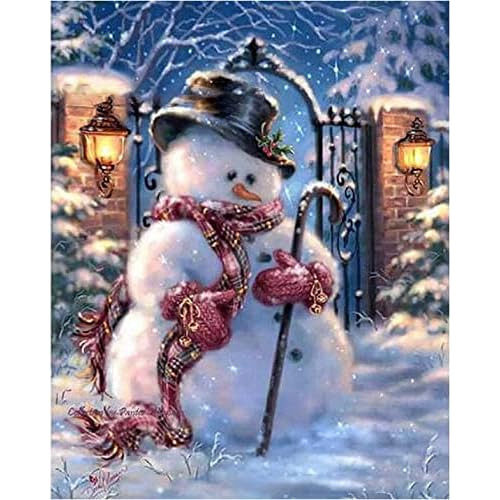 Christmas Diamond Art Painting Kits For Adults Snowman ...