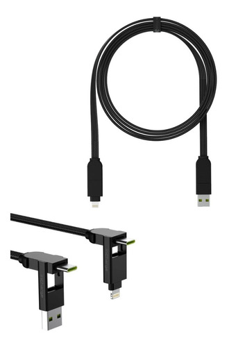 Inchargex Max 150 Cm,  Usb-c, Usb-a, Lightning, Micro Usb 