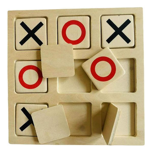 6 Tic Tac Toe Juego Ocio Padre-hijo Para Viajes Niños