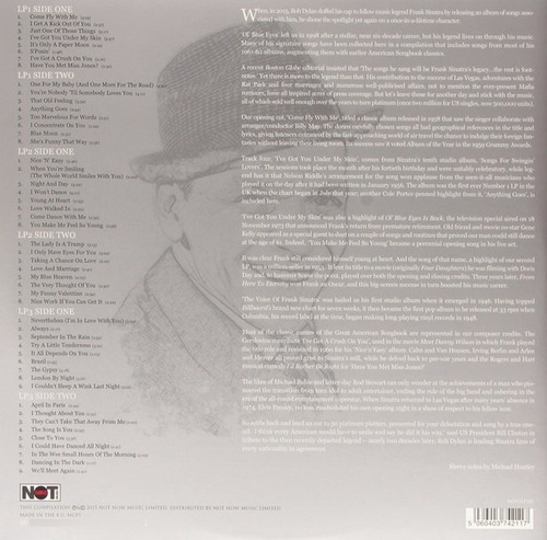Imagen 2 de 2 de Vinilo Frank Sinatra The Platinum Collection Nuevo Sellado