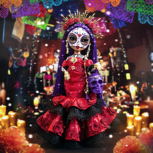 Boneca María Garcia Rainbow High Lol Surprise Day of the Dead