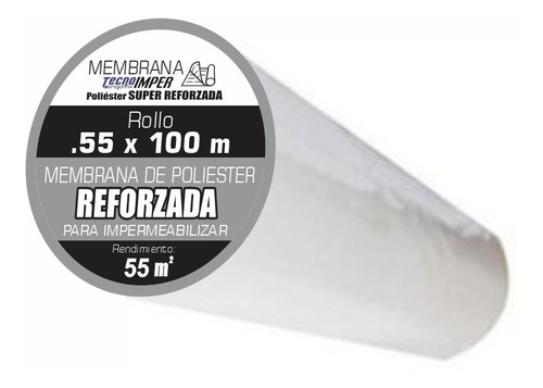 Malla Impermeabilizante Super Reforzada Rollo .55 X 100 Mt