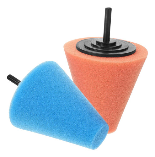 2 Uds Kit Esponjas Pulir Encerar Rines Suave Mediana Taladro