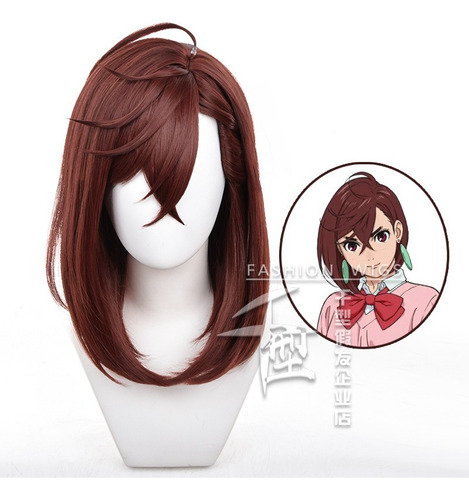 Dan Da Dan Momo Ayase Cosplay Peluca Corto Pelo 43cm