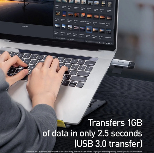 Imagen 3 de 10 de Lector De Tarjetas Sd Y Micro Sd Usb A / Usb C 3.0 Caba Mata