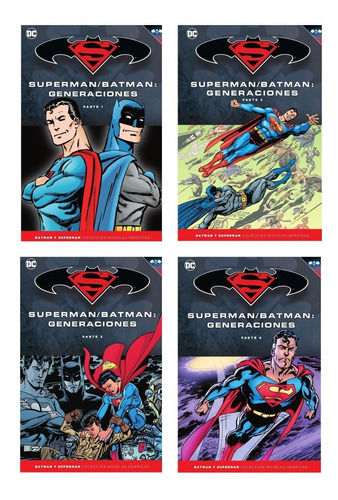 Superman Batman Generaciones Completo X 4 Salvat