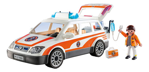 Playmobil Coche De Emergencia Con Sirena