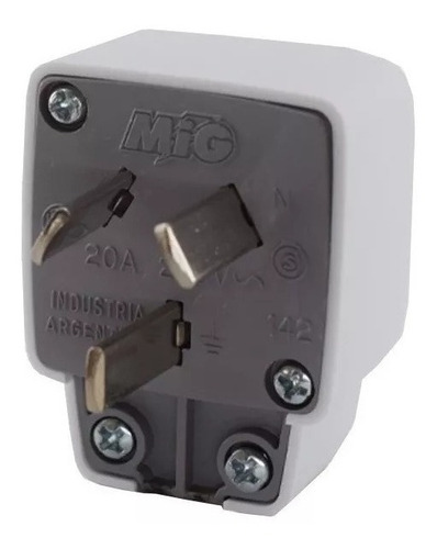 Ficha Macho 20 Amp. Mig Alto Consumo