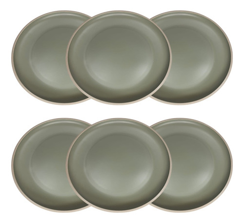 Conjunto De Pratos Para Sobremesa Verde Para Comemorar Natal