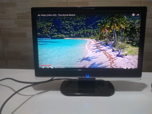Monitor Lenovo 19 Polegadas Vga Dvi E Áudio Usado !!! (Usado)