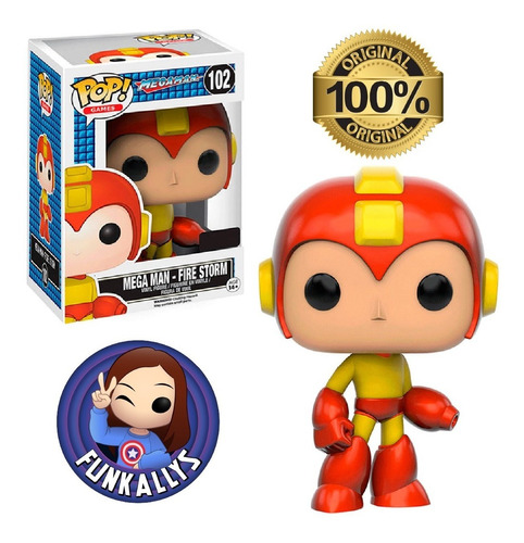 Funko Megaman Fire Storm #102 Rockman Original 