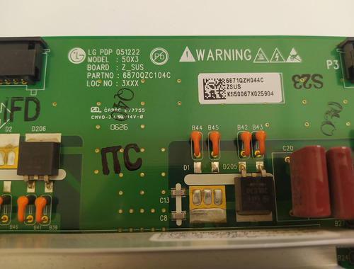 Z-sus Plasma Lg 50px5rh (Usado)
