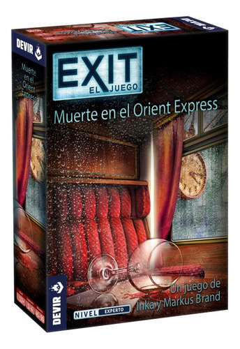 Imagen 1 de 1 de Juego de mesa Exit Muerte en el Orient Express Kosmos Devir